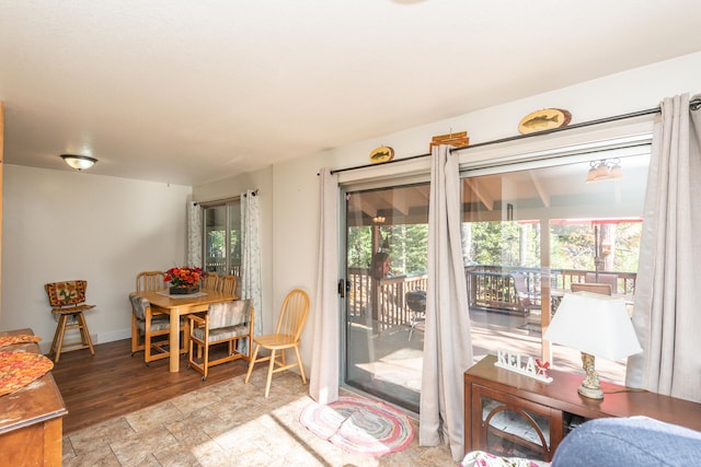 entryway featuring light hardwood / wood-style flooring