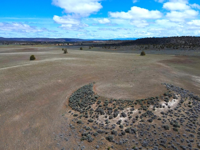 aerial view featuring a rural view