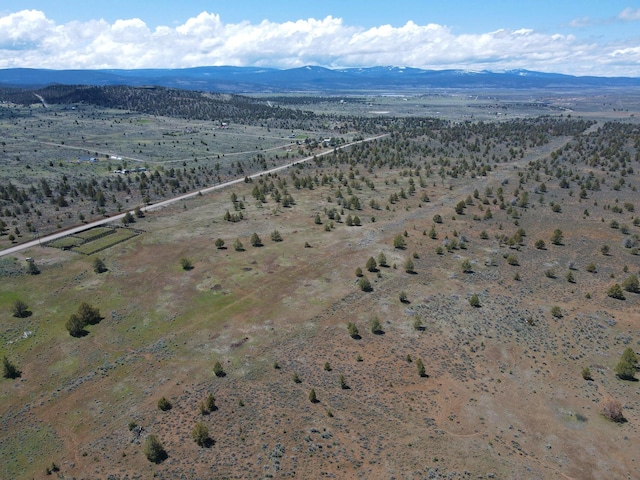 bird's eye view featuring a mountain view