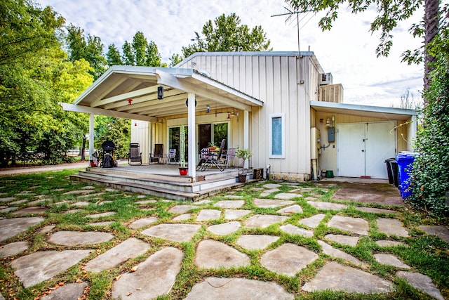 view of rear view of property