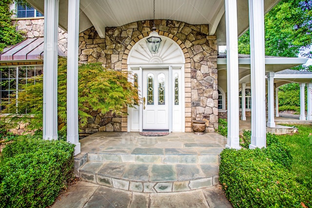 view of entrance to property