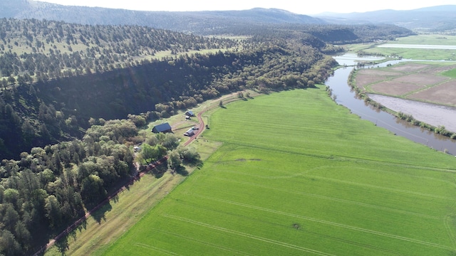 644-705 Pit River Canyon Rd, Mcarthur, CA 96056 - aerial view of sparsely populated area featuring a water and mountain view