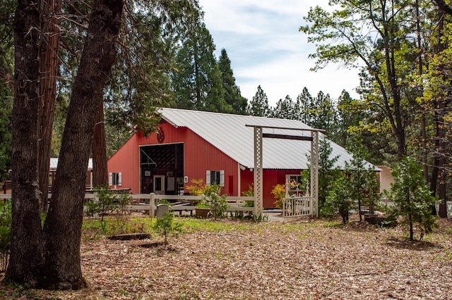 view of outdoor structure