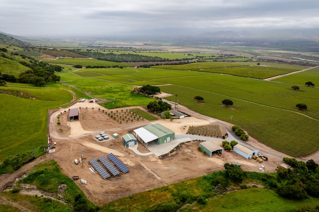 bird's eye view featuring a rural view