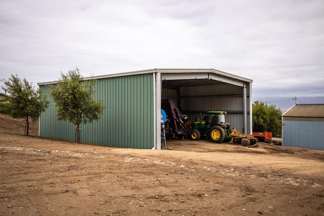 view of shed / structure