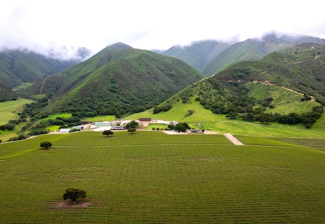 view of mountain feature featuring a rural view