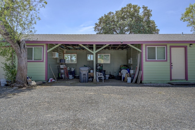 view of back of property