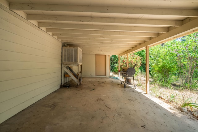 view of patio / terrace featuring a grill