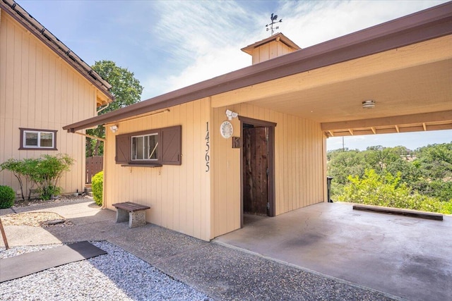 exterior space with a patio