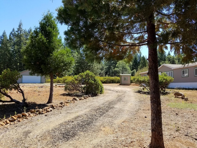 view of road