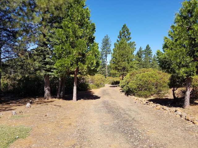 view of road