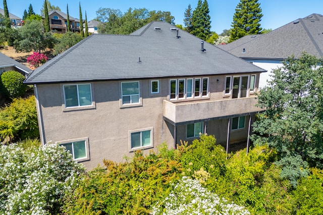 view of rear view of property