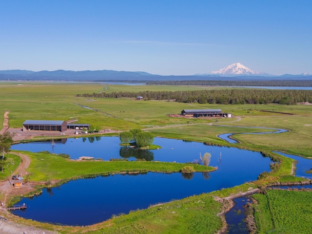 27744 Lee Rd, Mcarthur, CA 96056 - aerial view with a water and mountain view and a rural view