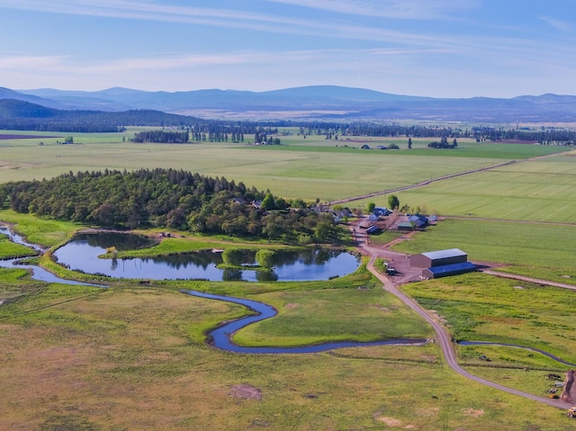 27744 Lee Rd, Mcarthur, CA 96056 - bird's eye view with a water and mountain view and a rural view