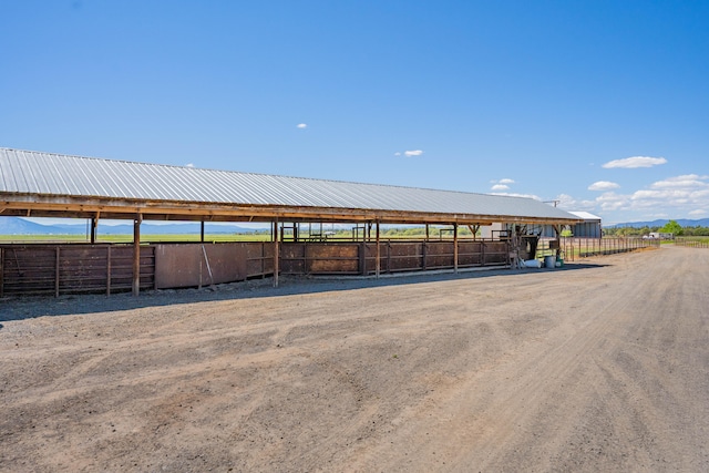 view of parking