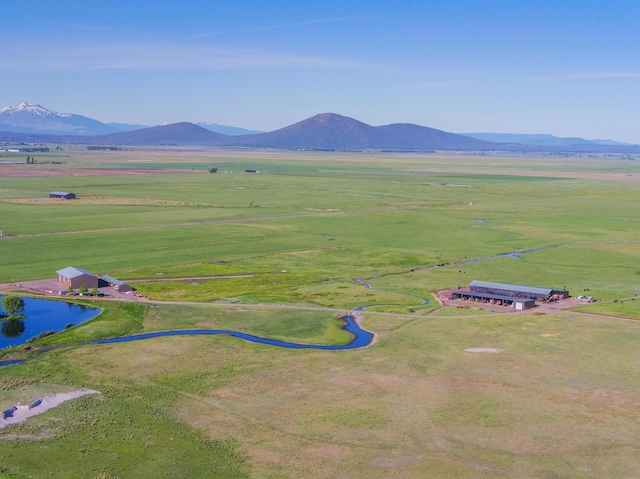 27744 Lee Rd, Mcarthur, CA 96056 - aerial view featuring a mountain view and a rural view