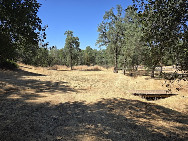 exterior space with a rural view