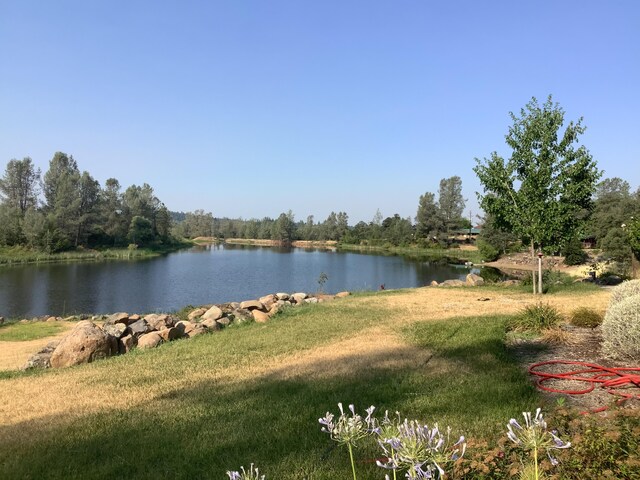 view of water feature