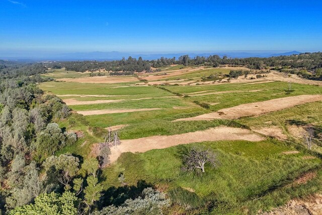 aerial view featuring a rural view