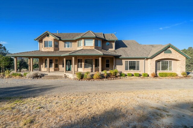 view of front of house with a porch