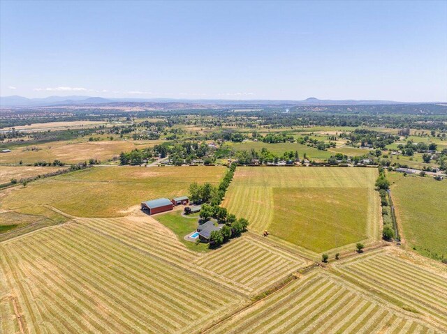 bird's eye view featuring a rural view