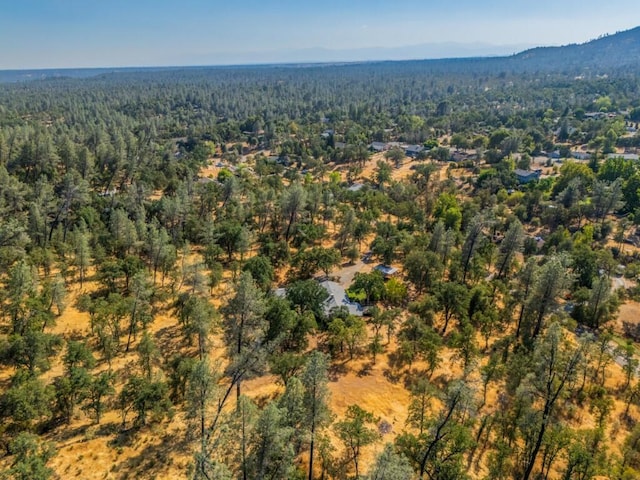 aerial view featuring a mountain view