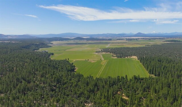 aerial view featuring a mountain view