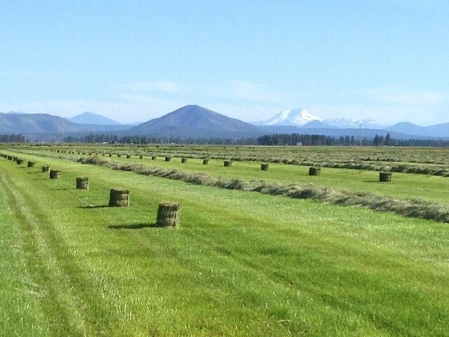 mountain view with a rural view