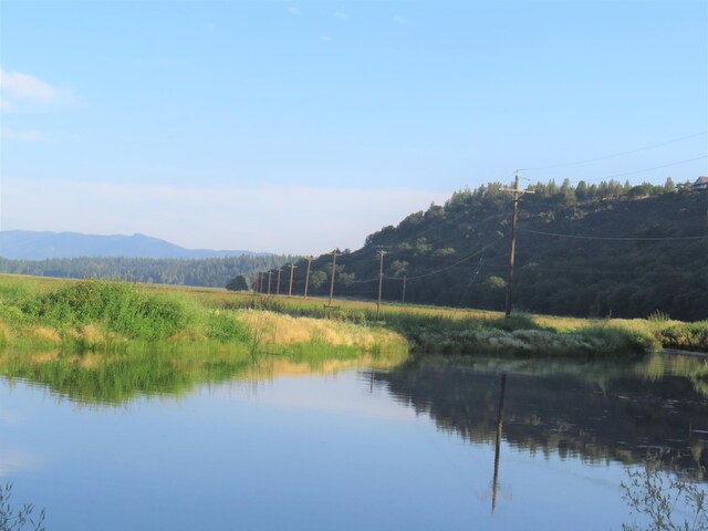 property view of water with a mountain view