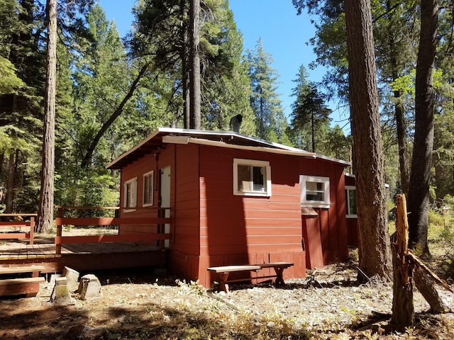 view of outbuilding