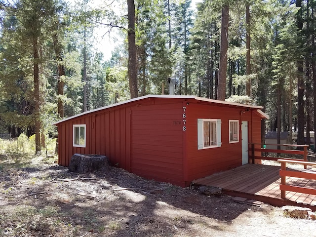 view of outbuilding