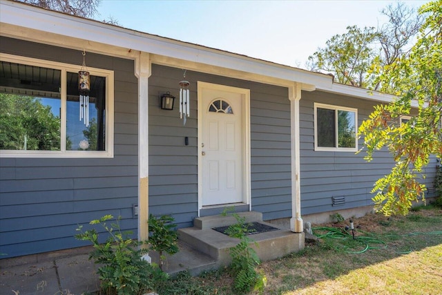 view of entrance to property