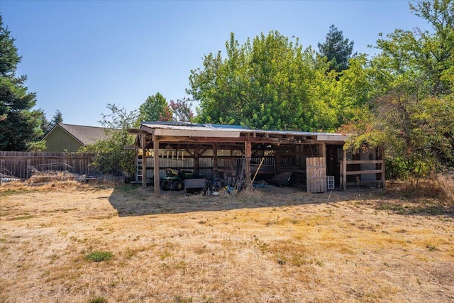 view of outbuilding