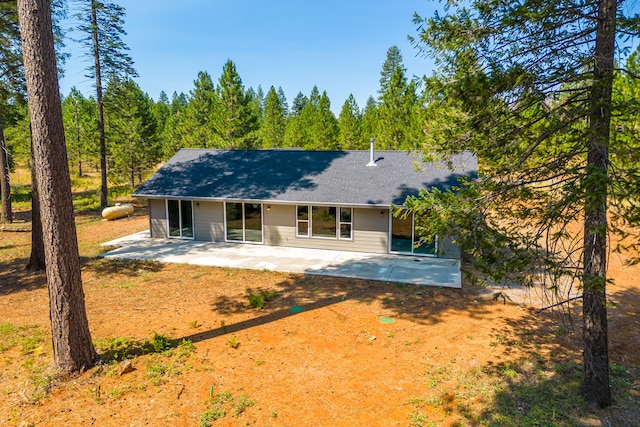 back of house featuring a patio