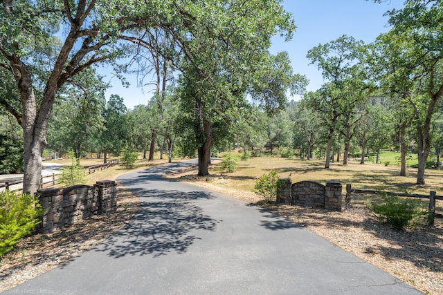 view of road