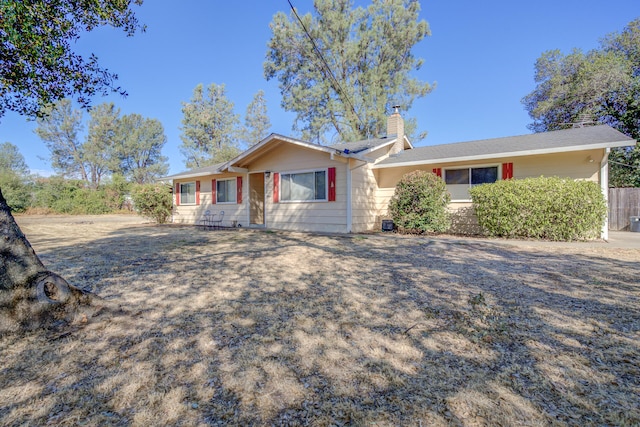 view of ranch-style home