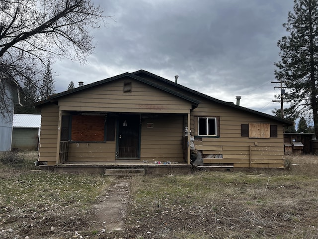 view of front of home