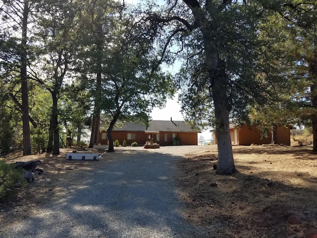 7414 Albers Forest Dr, Shingletown, CA 96088 - view of front of home featuring driveway