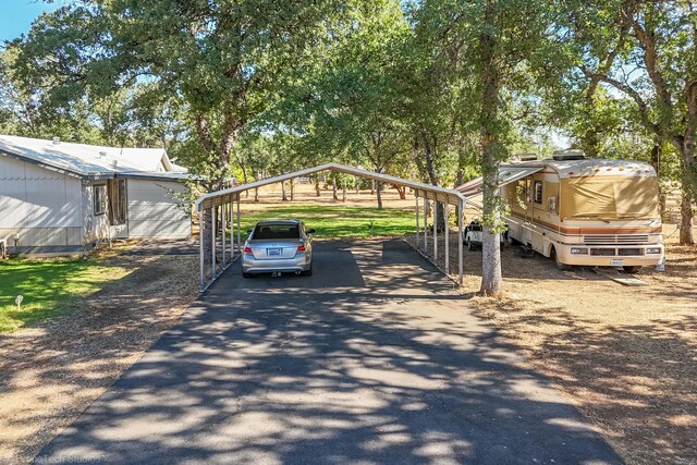 view of car parking