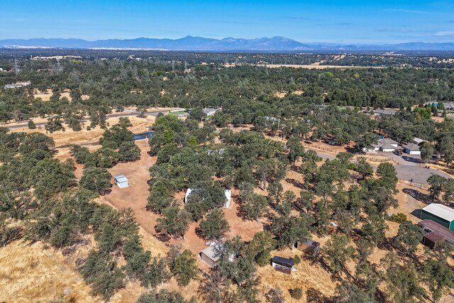 bird's eye view featuring a mountain view