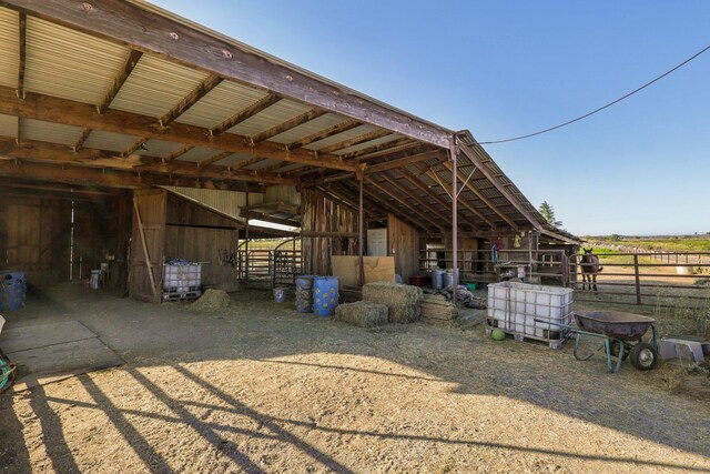 view of stable