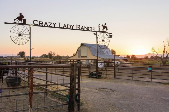 view of stable