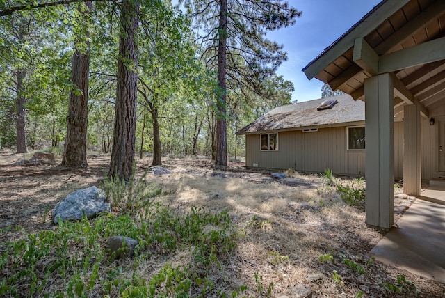 view of yard with a patio