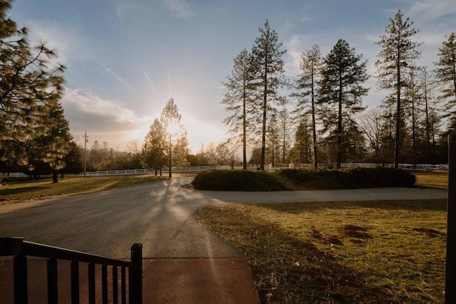 view of road