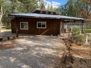 view of outdoor structure featuring a carport