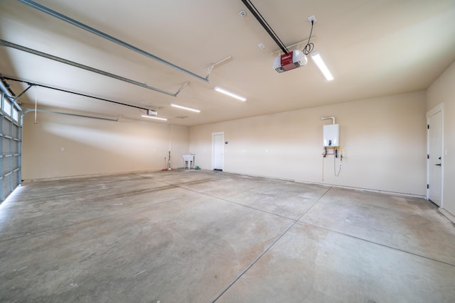 1132 Kellinger St, Redding, CA 96003 - garage with water heater and a garage door opener