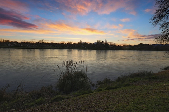 property view of water