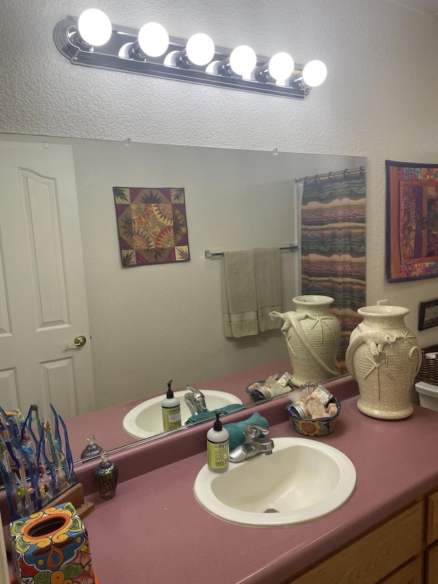 3471 Charles St, Cottonwood, CA 96022 - full bathroom with vanity and a shower with shower curtain