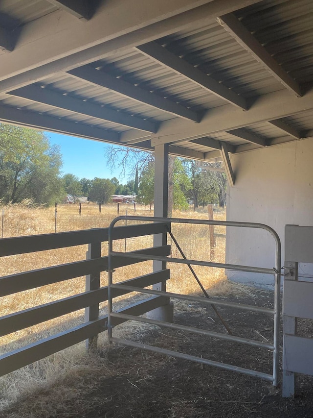 view of stable