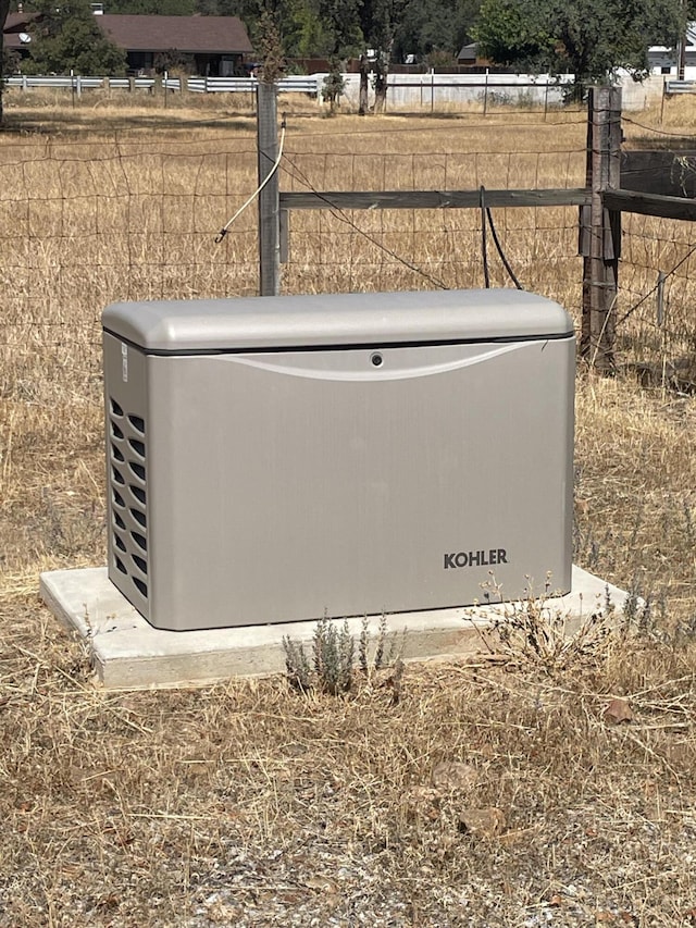 3471 Charles St, Cottonwood, CA 96022 - details featuring a power unit and fence